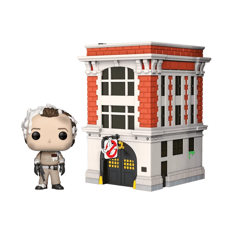 Dr. Peter Venkman with Firehouse #03 Funko Pop from Ghostbusters