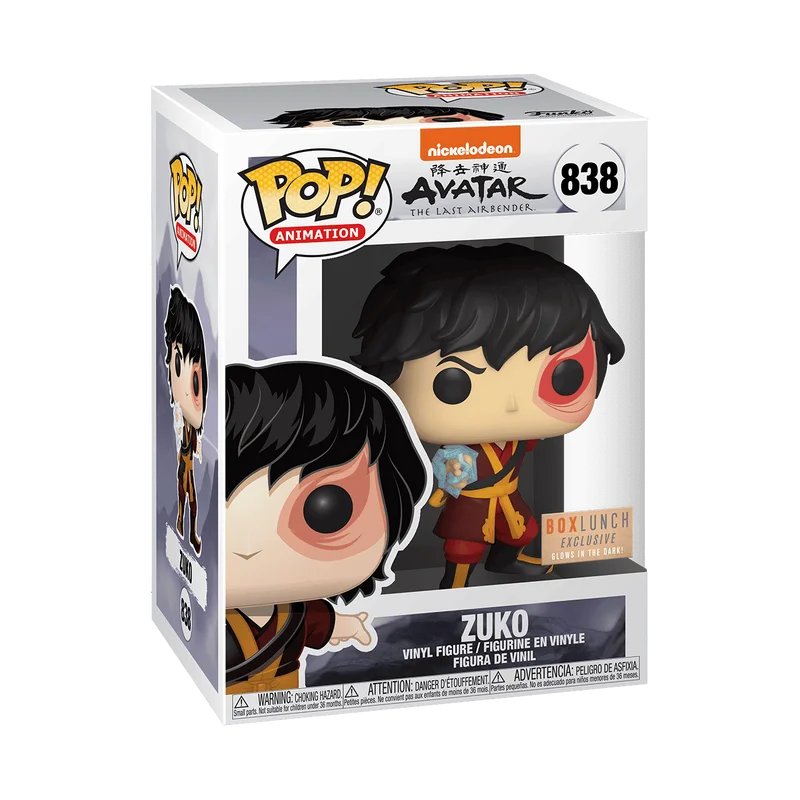 Zuko #838 Funko Pop from Avatar