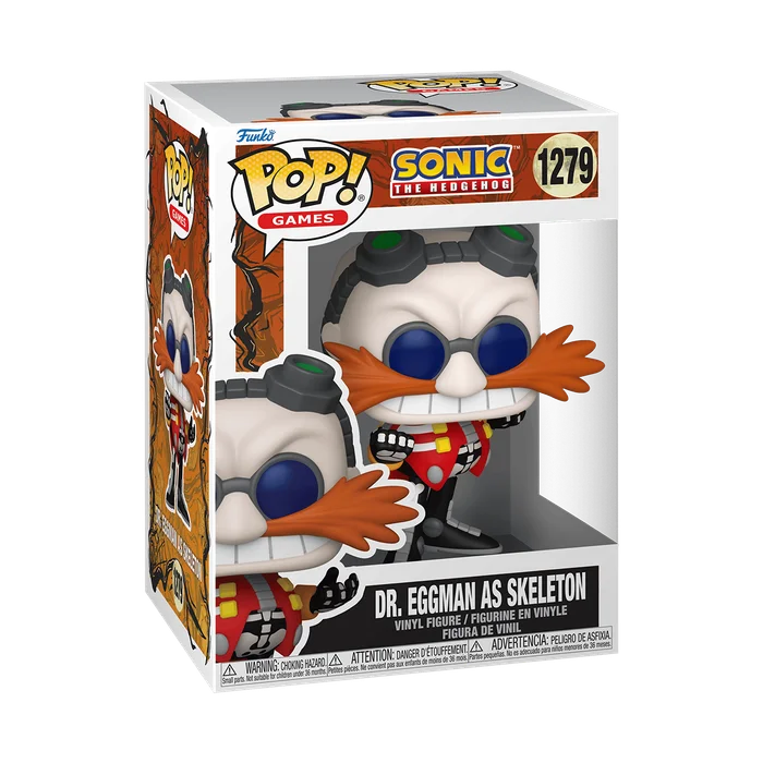 Dr. Eggman as Skeleton #1279 Funko Pop from Sonic The Hedgehog
