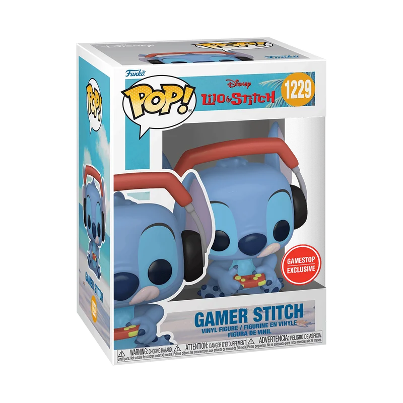 Gamer Stitch #1229 Funko Pop from Lilo & Stitch