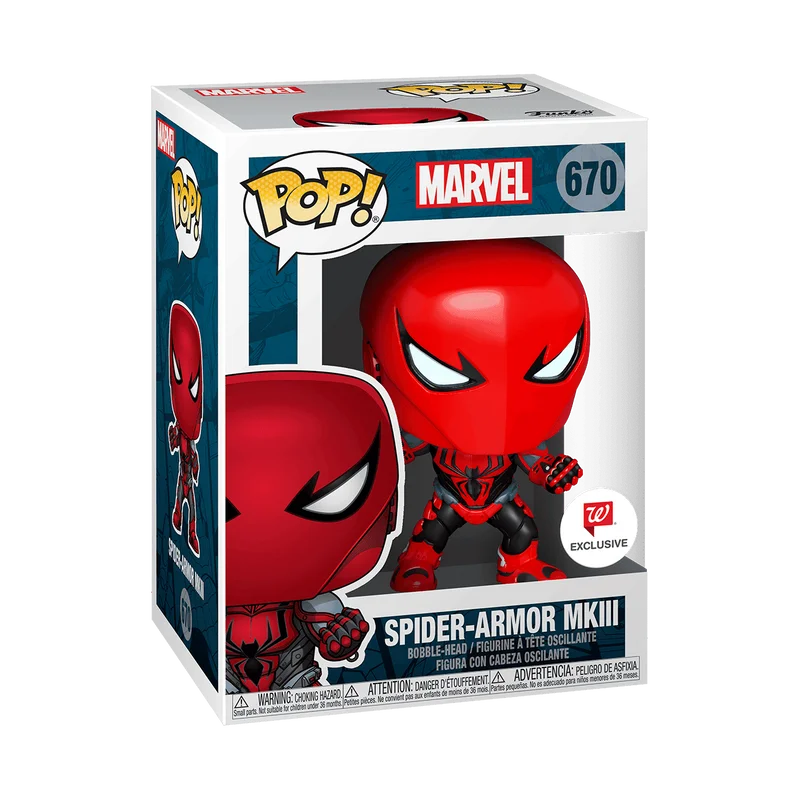 Spider-Armor MKIII #670 Funko Pop from Marvel