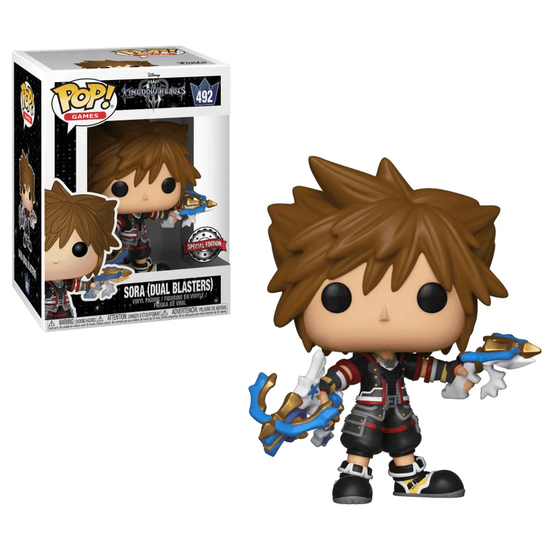 Sora (Dual Blasters) #492 Funko Pop from Kingdom Hearts