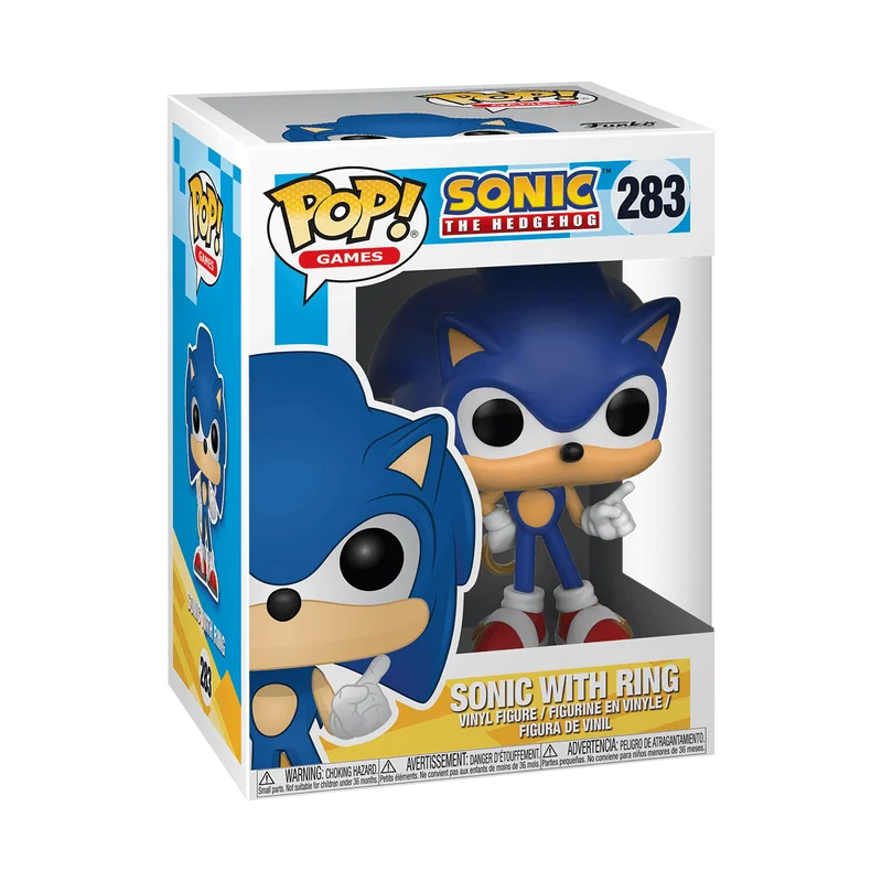 Sonic with Ring #283 Funko Pop from Sonic The Hedgehog