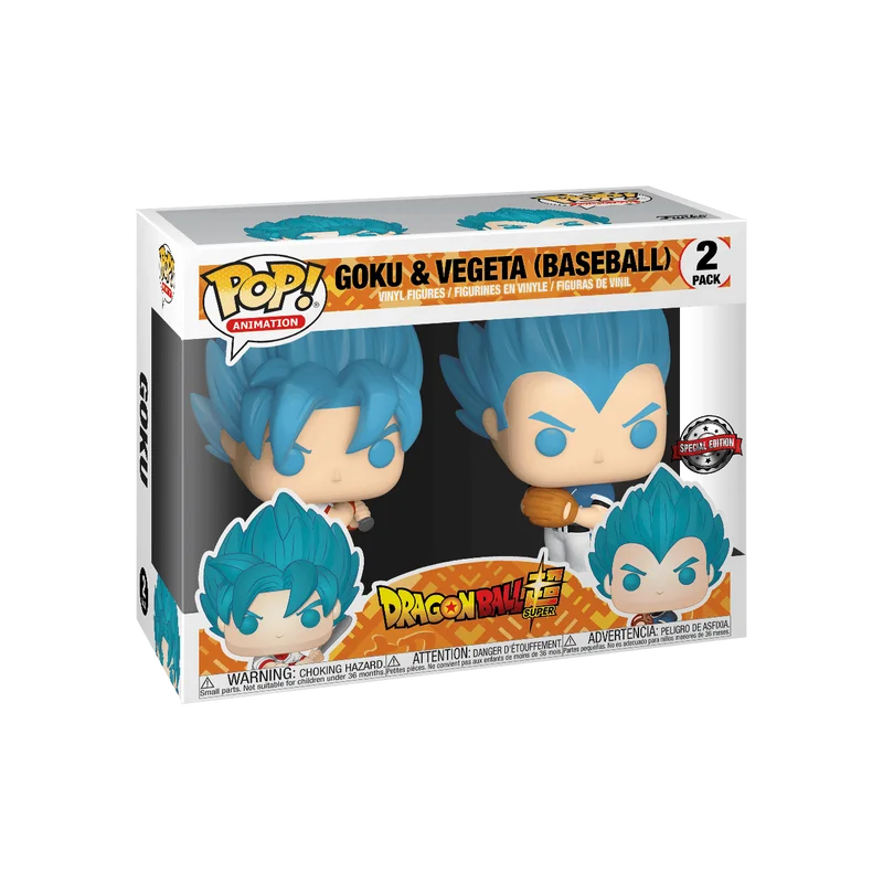 Goku & Vegeta (Baseball) #2 PACK Funko Pop from Dragon Ball Z