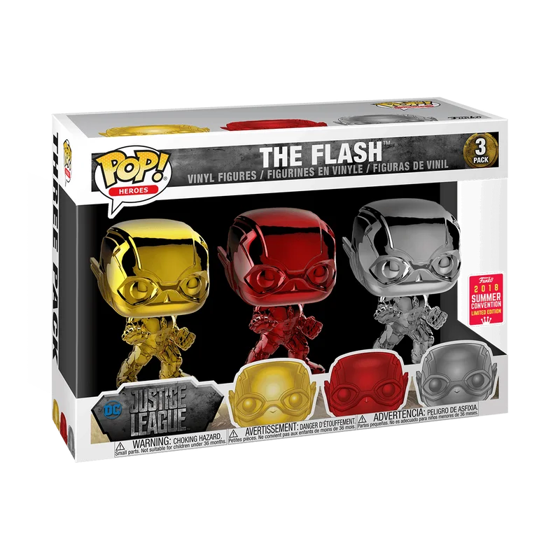 The Flash #3 PACK Funko Pop from Justice League