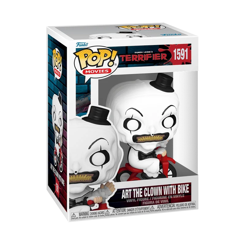Art the Clown with Bike #1591 Funko Pop from Terrifier