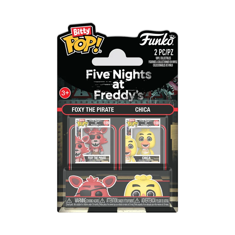 Foxy the Pirate & Chica the Chicken #2 PACK Funko Pop from Five Nights at Freddy's