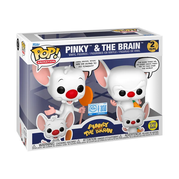Pinky and The Brain #2 PC/PZ Funko Pop from Pinky and The Brain
