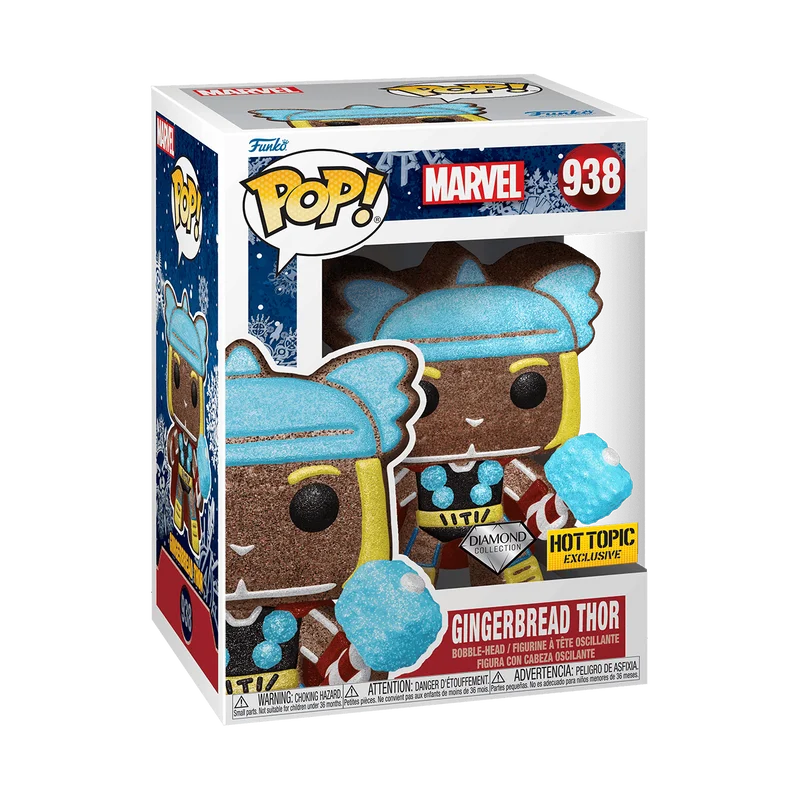 Diamond Gingerbread Thor #938 Funko Pop from Marvel