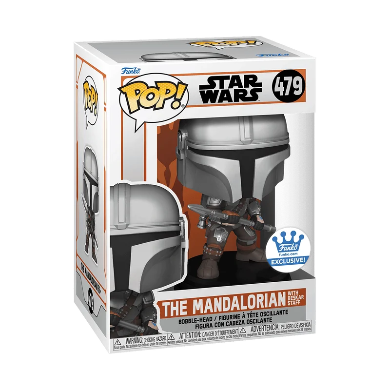 The Mandalorian with Beskar Staff #479 Funko Pop from Star Wars
