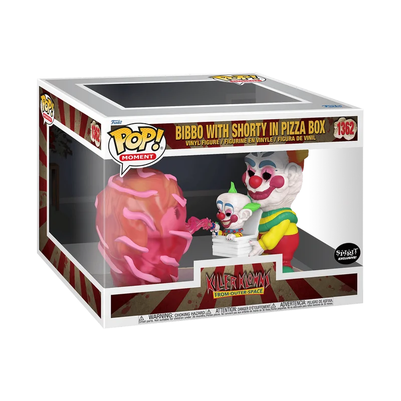 Bibbo with Shorty in Pizza Box #1362 Funko Pop from Killer Klowns from Outer Space