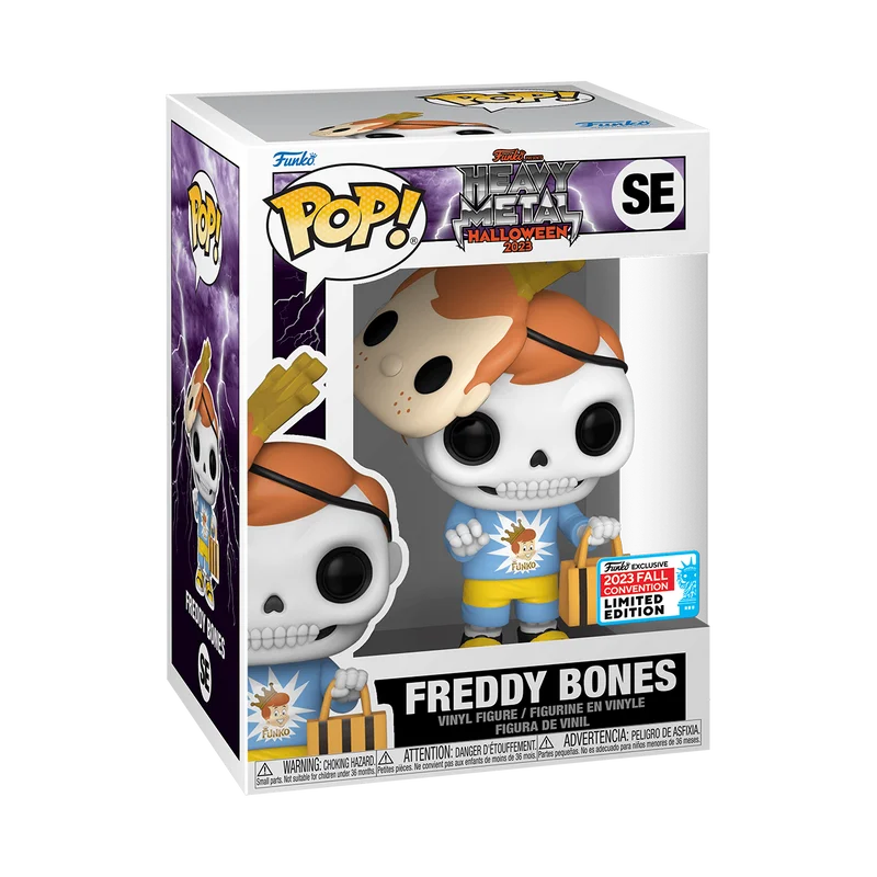 Freddy Bones #SE Funko Pop from Heavy Metal Halloween 2023