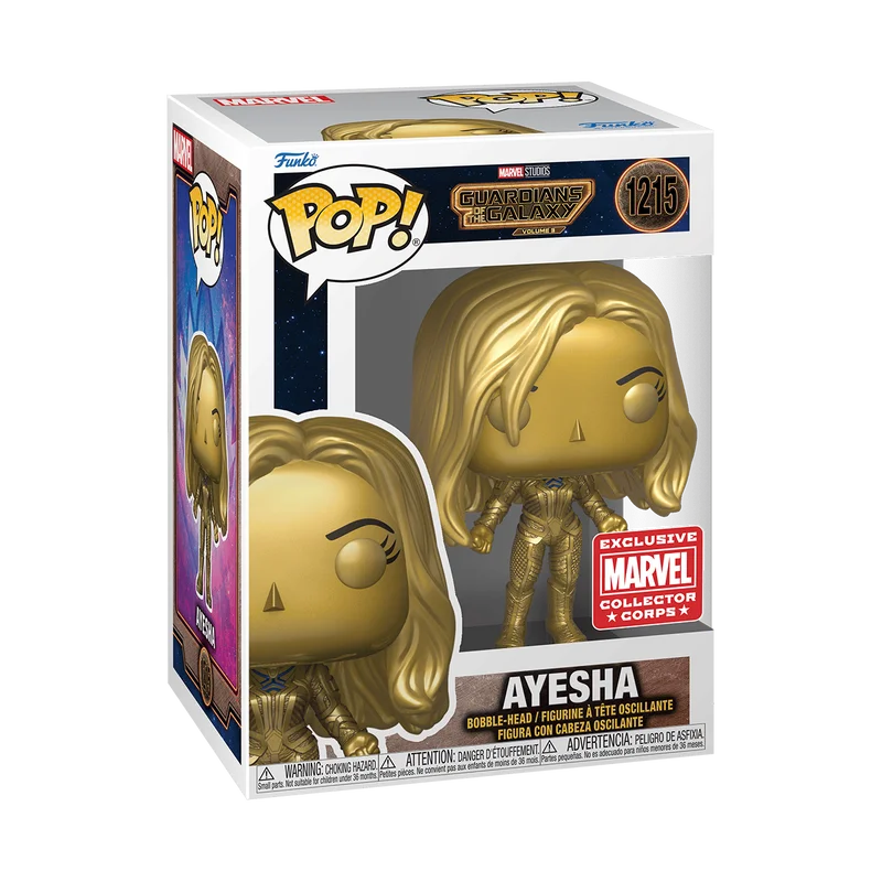 Ayesha #1215 Funko Pop from Guardians of the Galaxy Vol 3