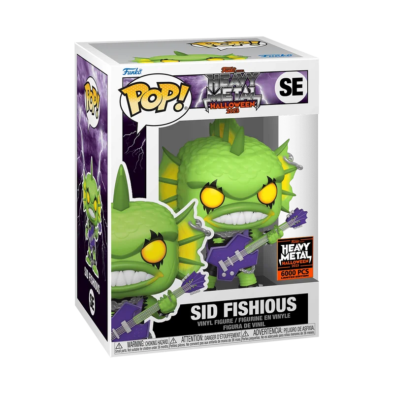 Sid Fishious #SE Funko Pop from Heavy Metal Halloween 2023