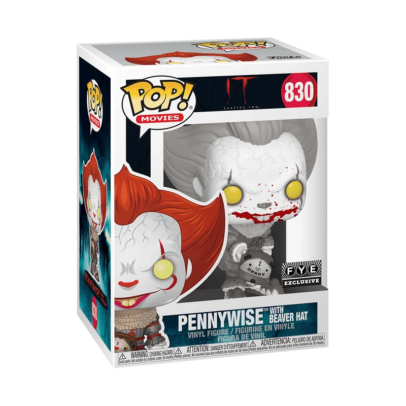 Pennywise with Beaver Hat #830 Funko Pop from IT
