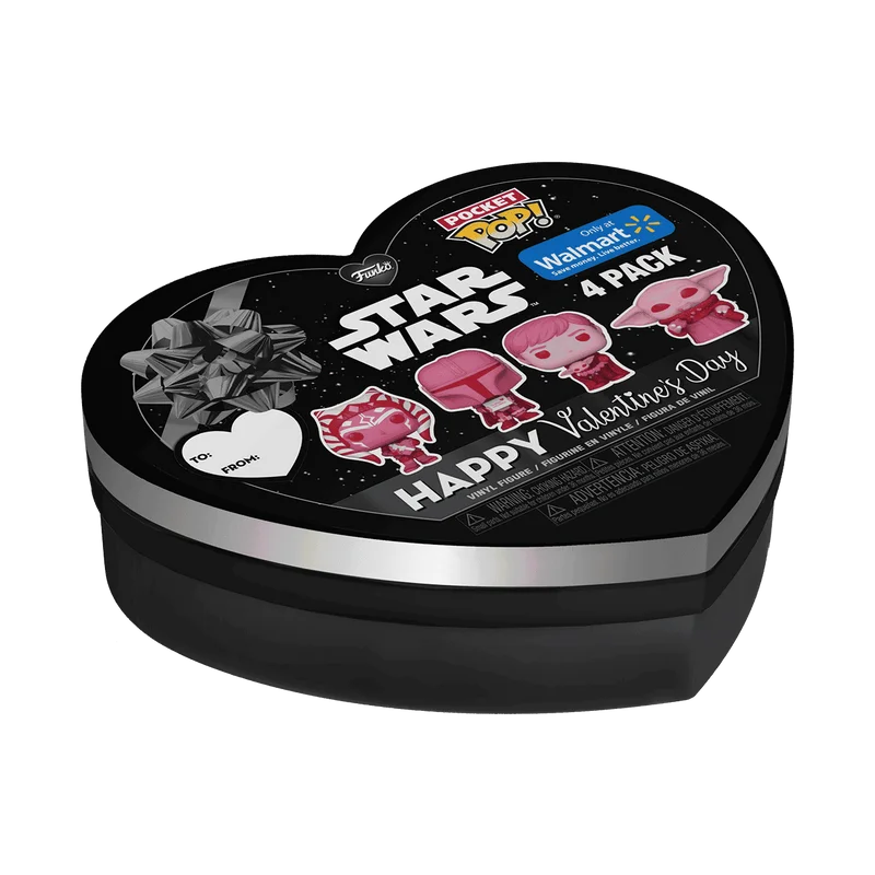 Ahsoka Tano / The Mandalorian / Luke Skywalker / Grogu #4 PACK Funko Pop from Star Wars