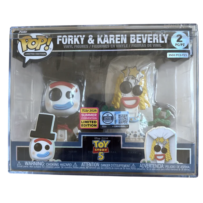 Forky and Karen Beverly #2 PC/PZ Funko Pop from Toy Story 5