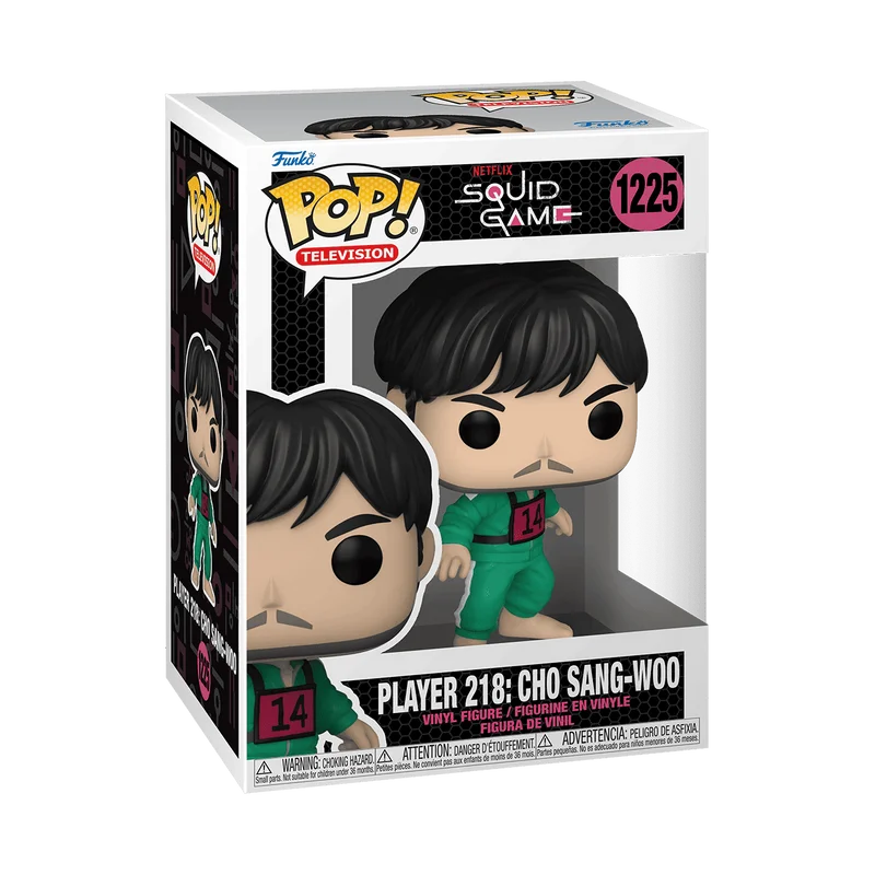 Player 218: Cho Sang-Woo #1225 Funko Pop from Squid Game