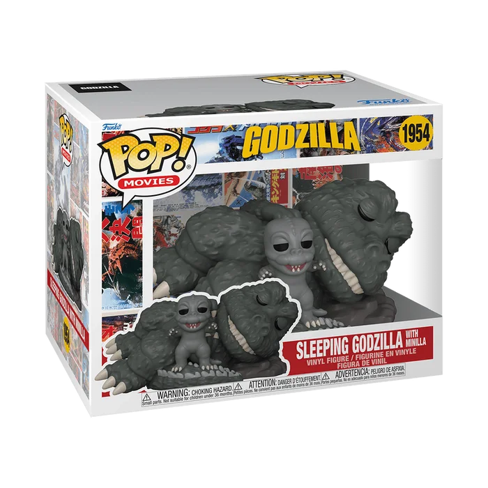 Sleeping Godzilla with Minilla #1954 Funko Pop from Godzilla