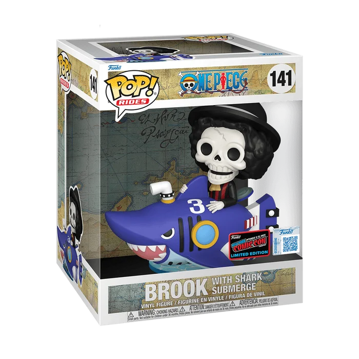 Brook with Shark Submerge #141 Funko Pop from One Piece