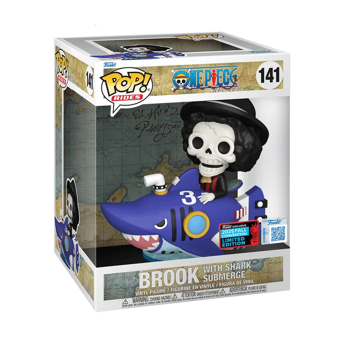 Brook with Shark Submerge #141 Funko Pop from One Piece