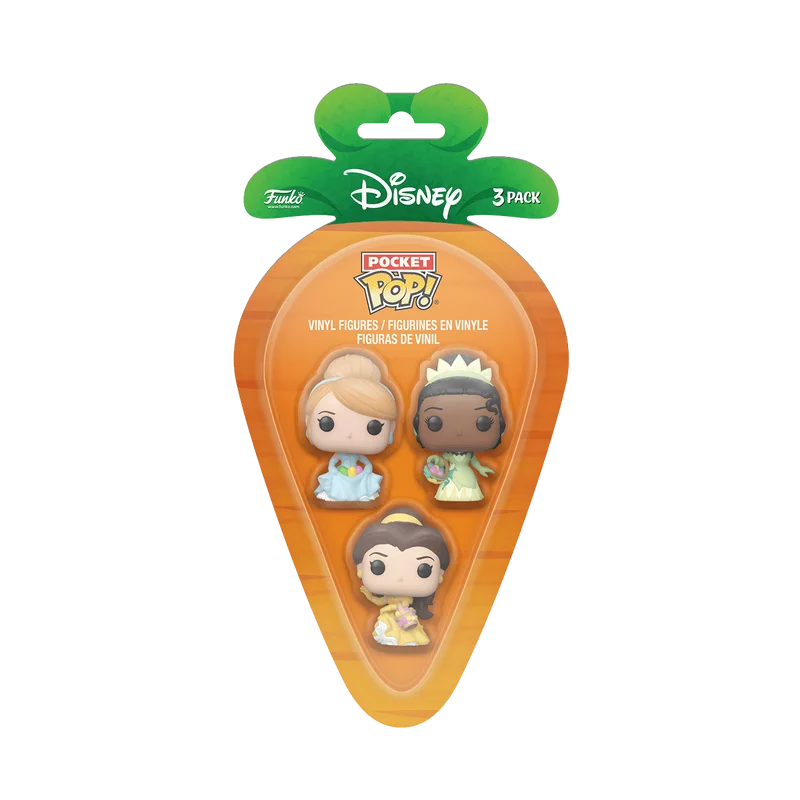 Cinderella / Tiana / Belle #3 Pack Funko Pop from Disney