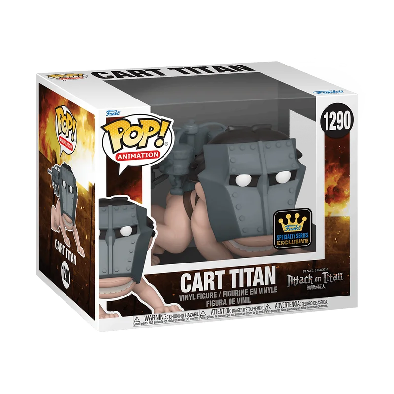 Cart Titan #1290 Funko Pop from Attack on Titan