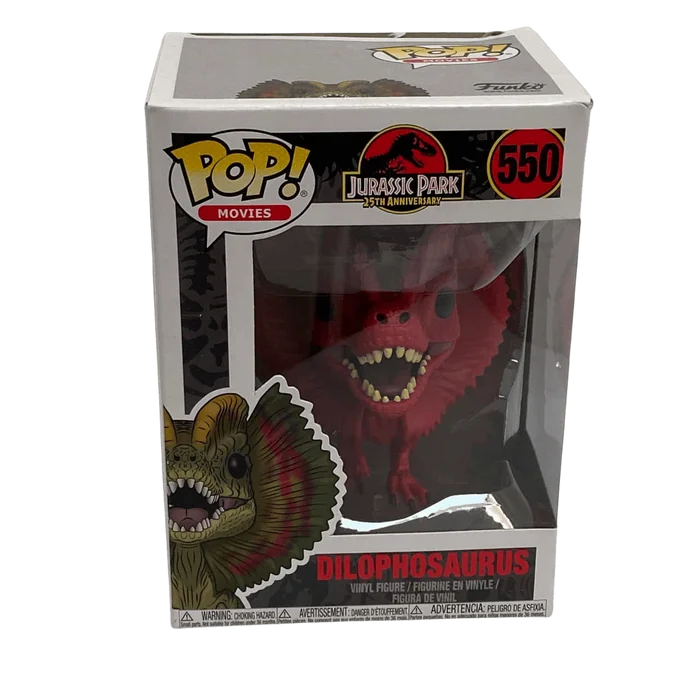 Dilophosaurus #550 Funko Pop from Jurassic Park