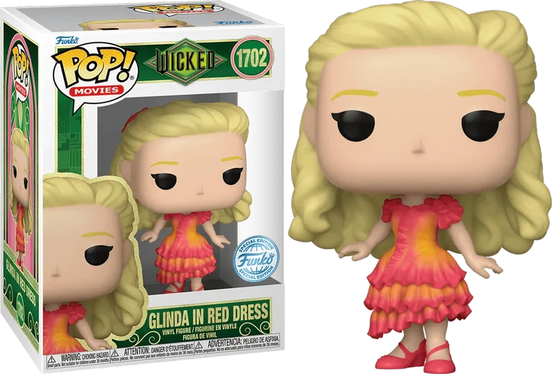 Glinda in Red Dress #1702 Funko Pop from Wicked