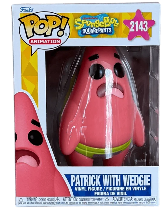 Patrick with Wedgie #2143 Funko Pop from Spongebob Squarepants