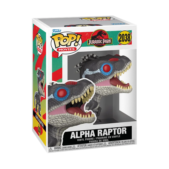 Alpha Raptor #2038 Funko Pop from Jurassic Park
