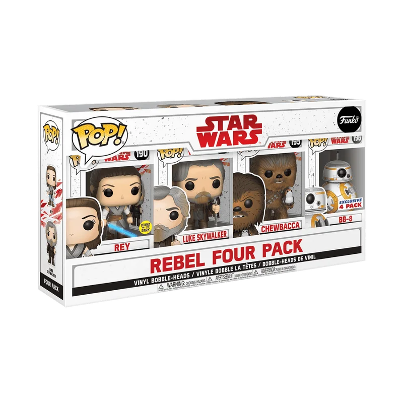 Rebel Four Pack Funko Pop from Star Wars
