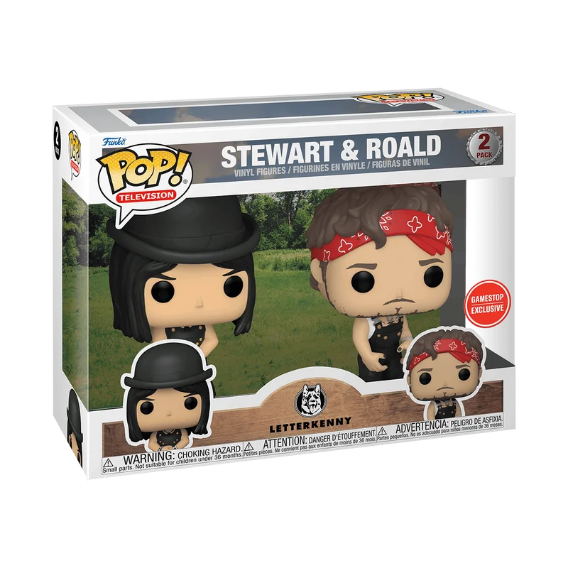 Stewart and Roald #2 PACK Funko Pop from Letterkenny