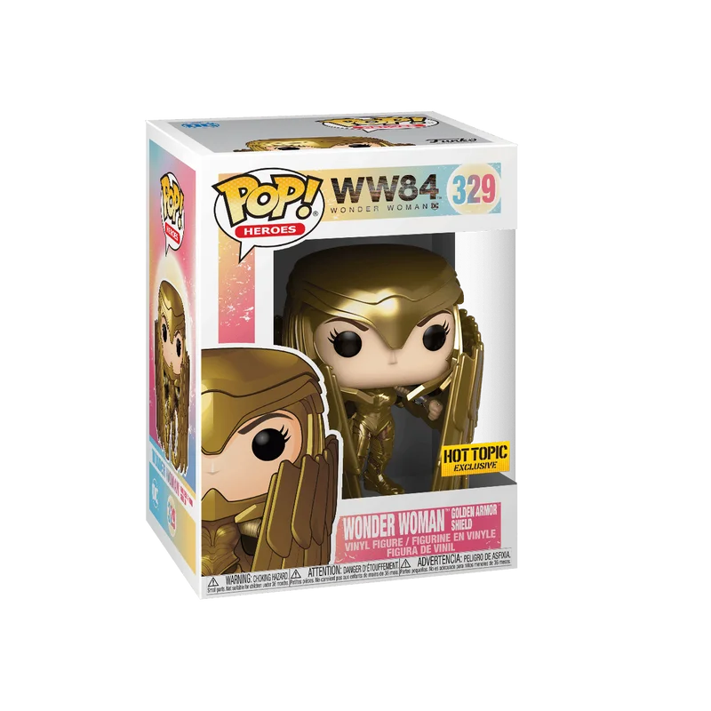 Wonder Woman Golden Armor Shield #329 Funko Pop from Wonder Woman 88