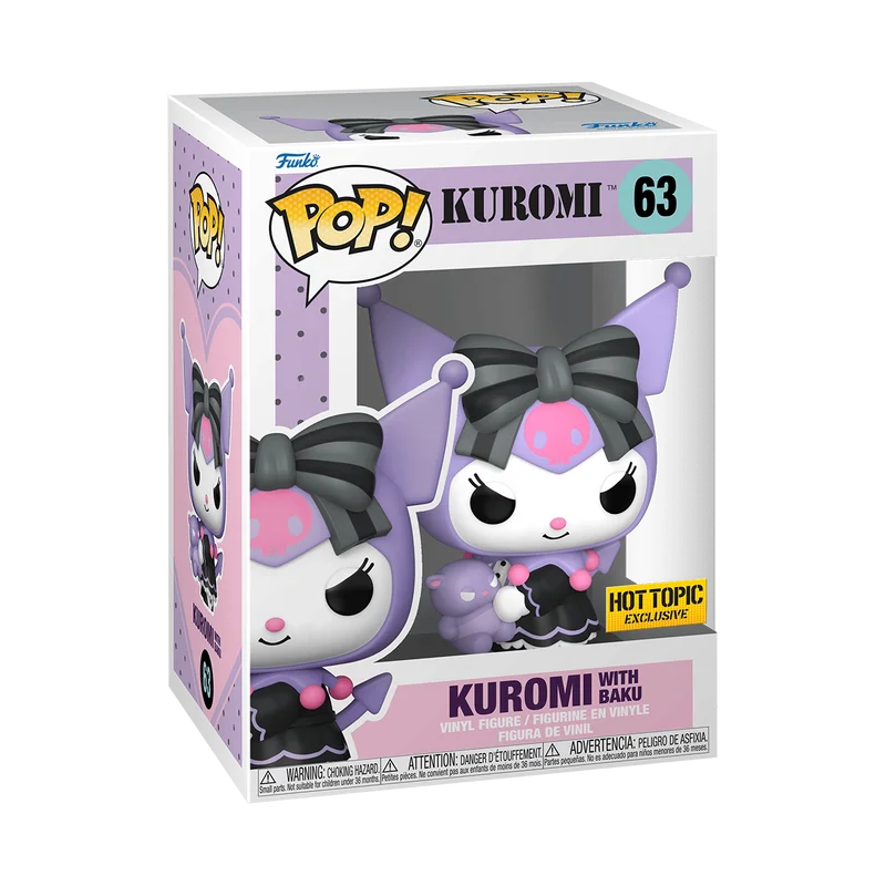 Kuromi With Baku #63 Funko Pop from Hello Kitty