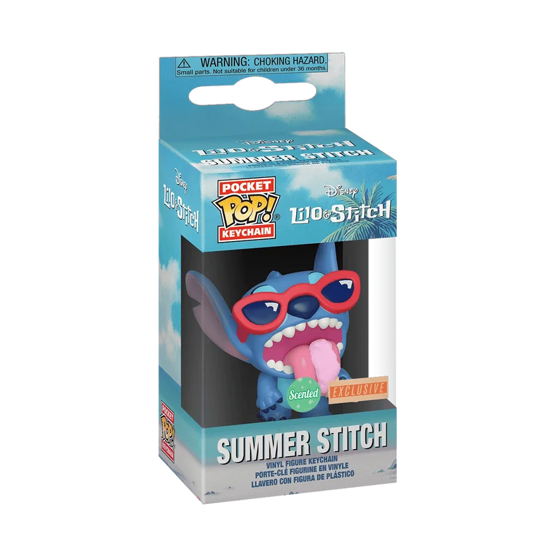 Summer Stitch Funko Pop from Lilo & Stitch