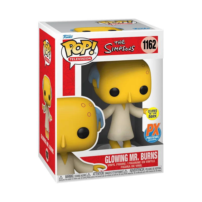 Glowing Mr. Burns #1162 Funko Pop from The Simpsons