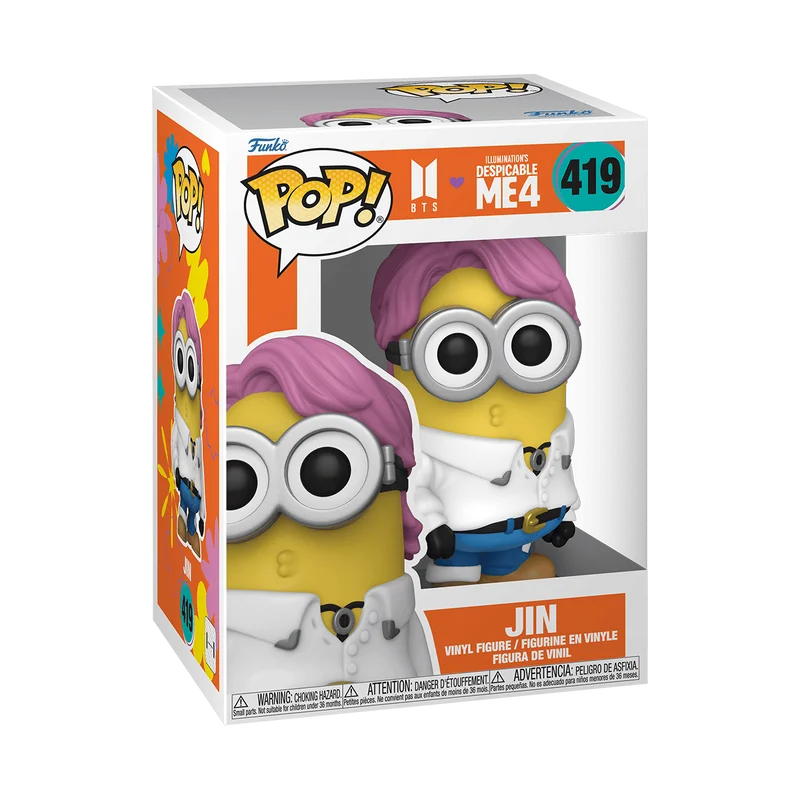 Jin #419 Funko Pop from Despicable Me 4