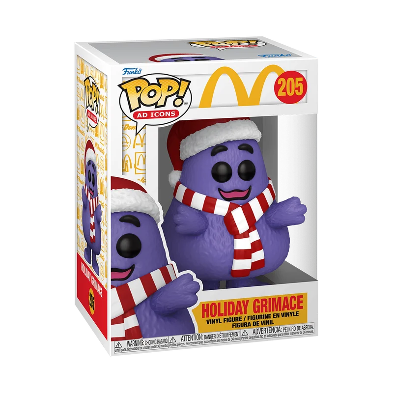 Holiday Grimace #205 Funko Pop from McDonald's