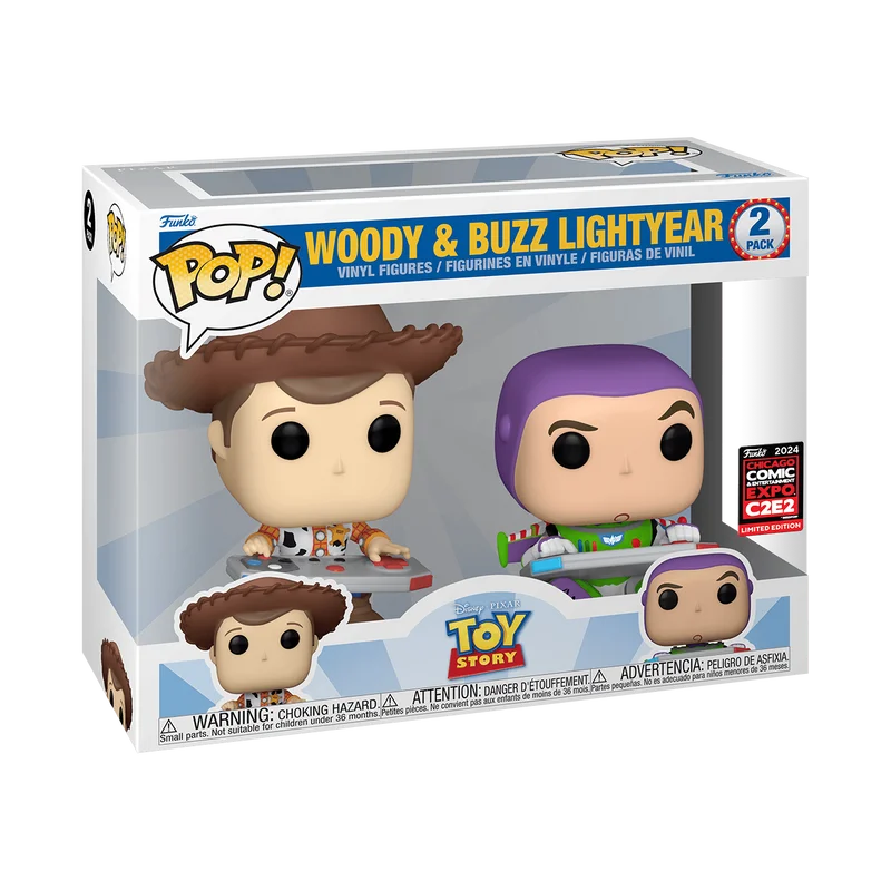 Woody & Buzz Lightyear #2 PACK Funko Pop from Toy Story