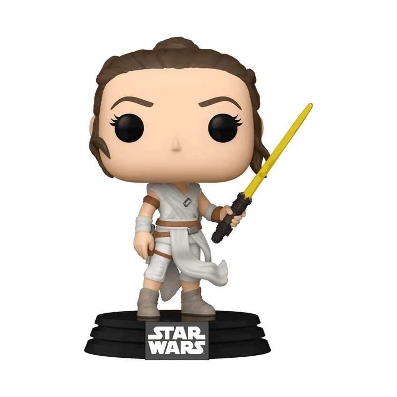 Rey (Yellow Lightsaber) #432 Funko Pop from Star Wars