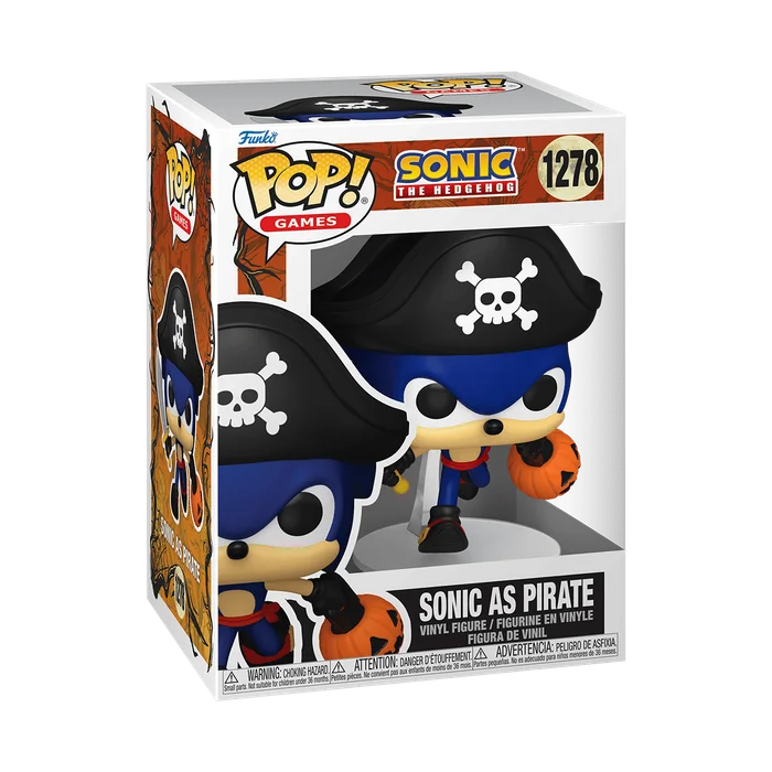 Sonic as Pirate #1278 Funko Pop from Sonic The Hedgehog