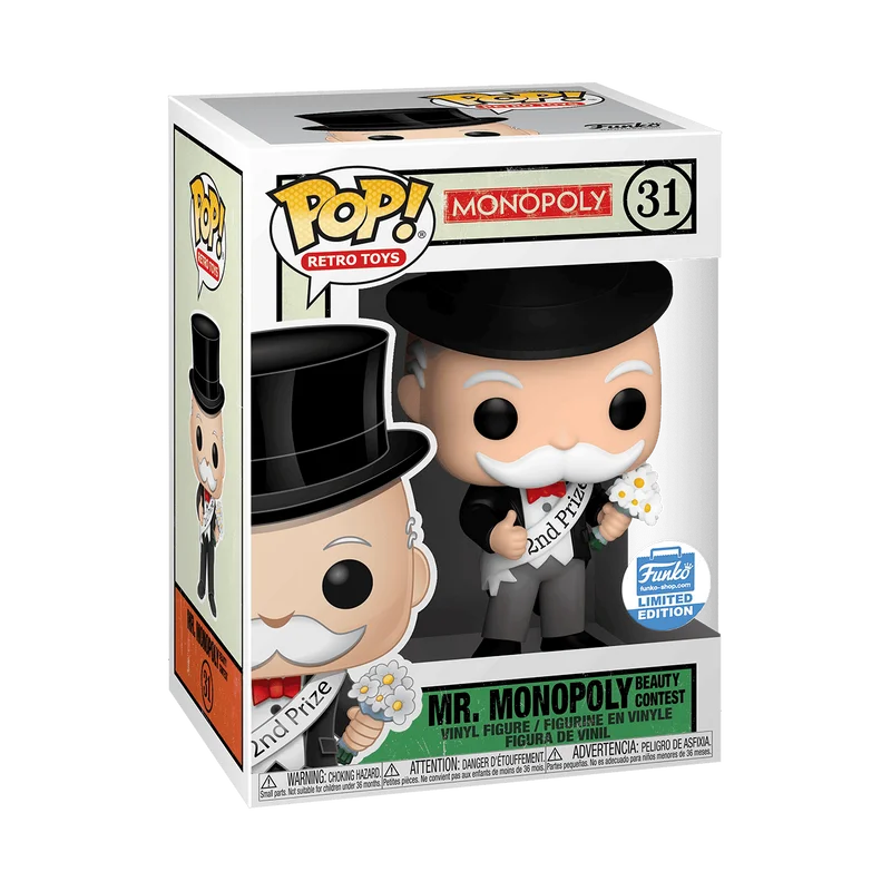 Mr. Monopoly Beauty Contest #31 Funko Pop from Monopoly