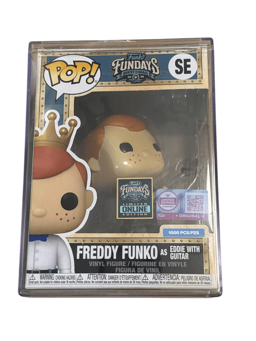Freddy Funko as Upside Down Eddie #SE Funko Pop from Funko Fundays