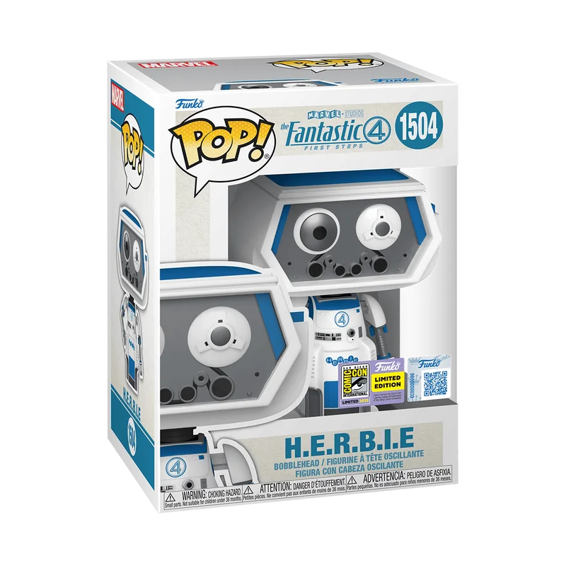 H.E.R.B.I.E. #1504 Funko Pop from The Fantastic 4 first Steps