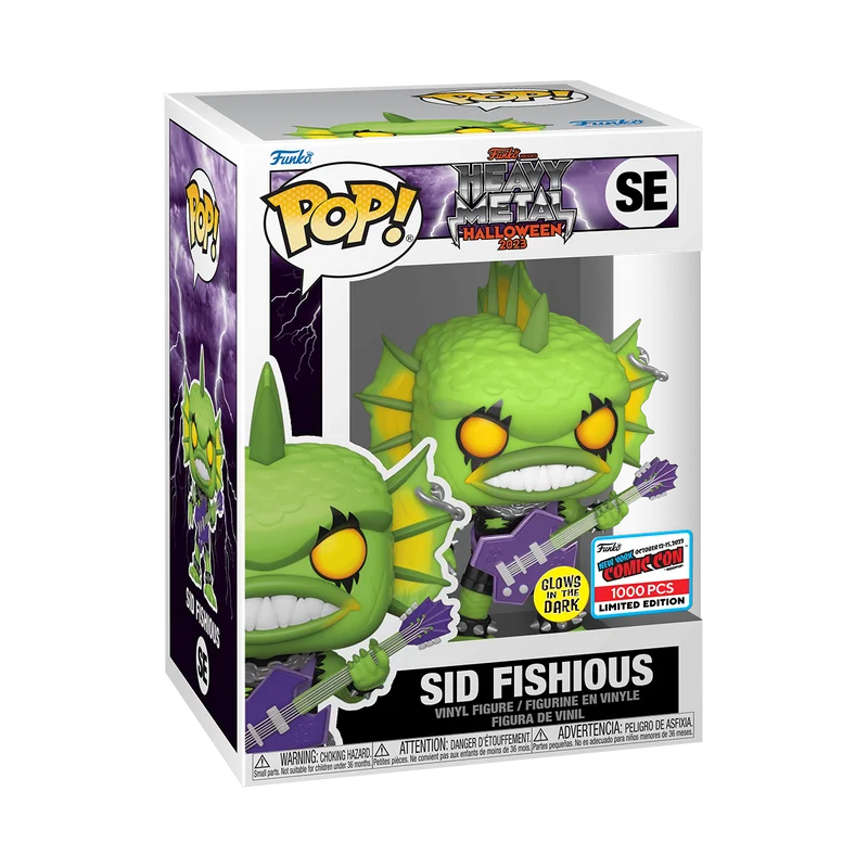Sid Fishious #SE Funko Pop from Heavy Metal Halloween 2023