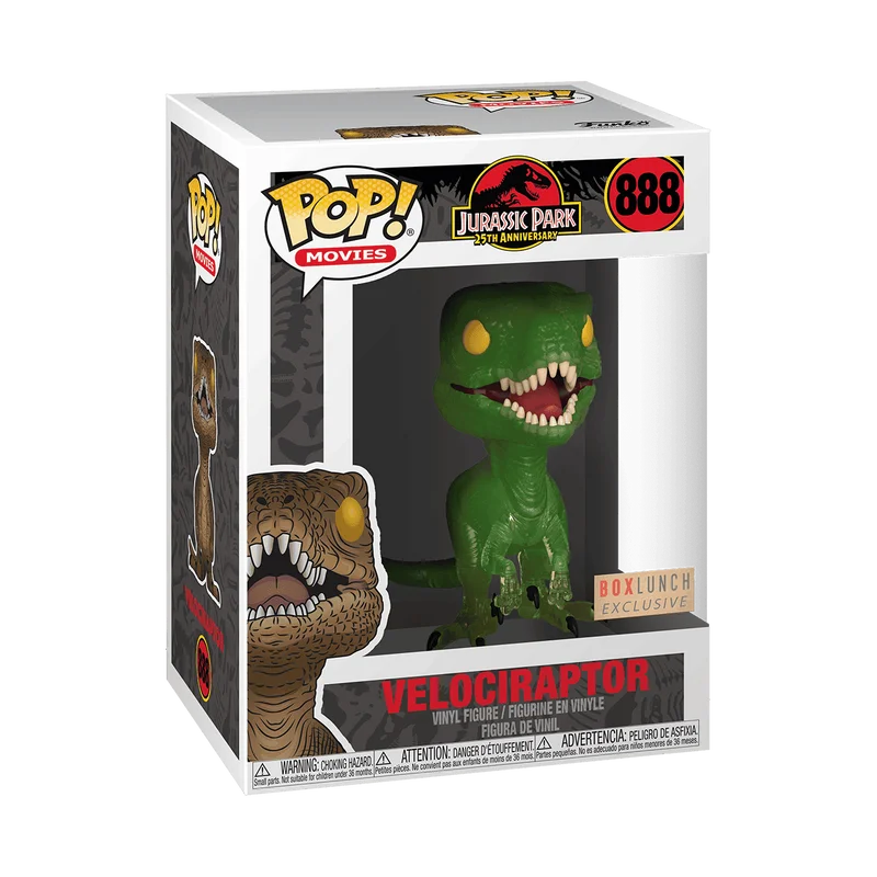 Velociraptor #888 Funko Pop from Jurassic Park