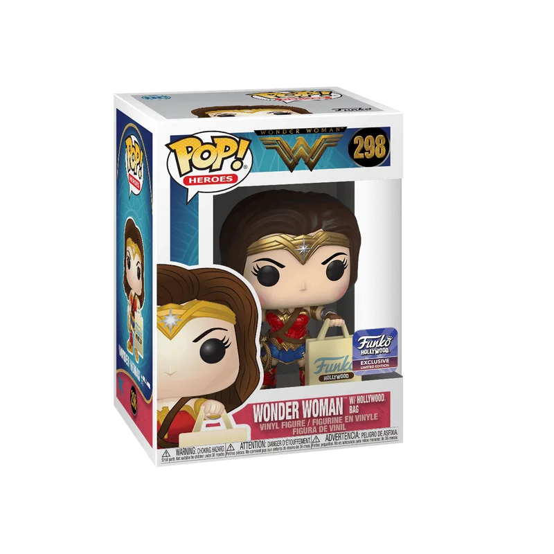 Wonder Woman w/ Hollywood Bag #298 Funko Pop from DC Comics