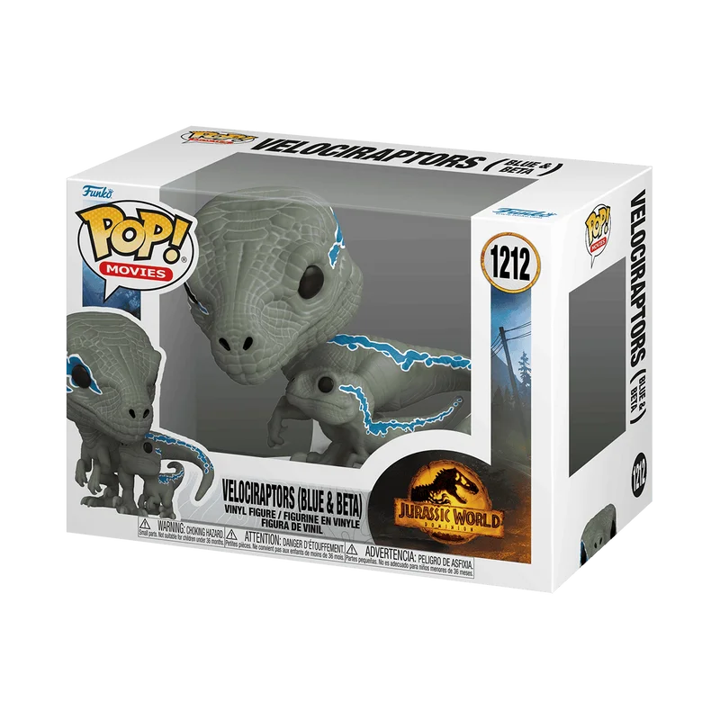 Velociraptors (Blue & Beta) #1212 Funko Pop from Jurassic World