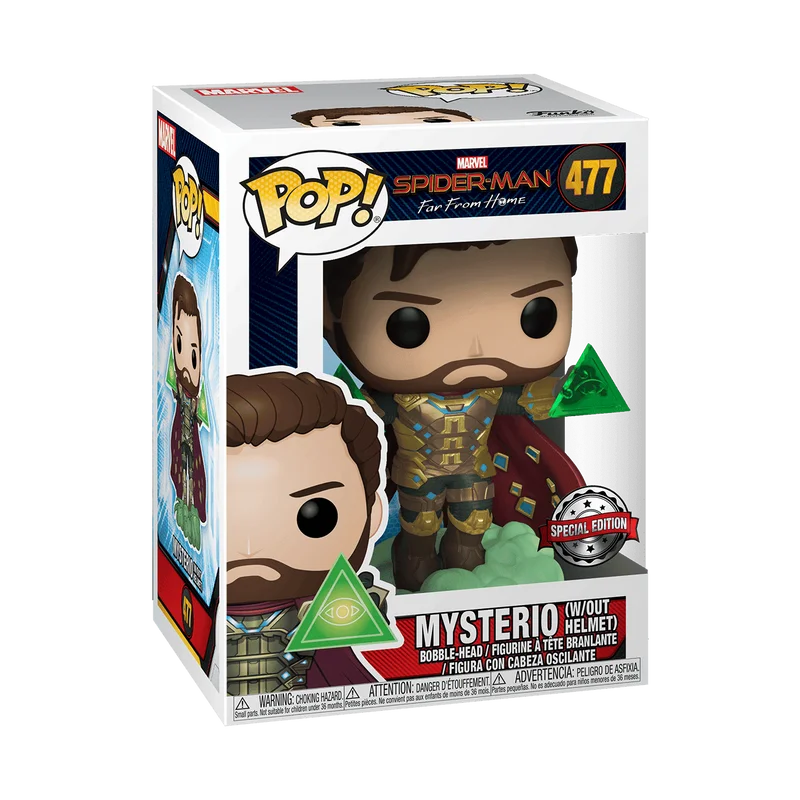 Mysterio (W/out Helmet) #477 Funko Pop from Spider-Man Far From Home